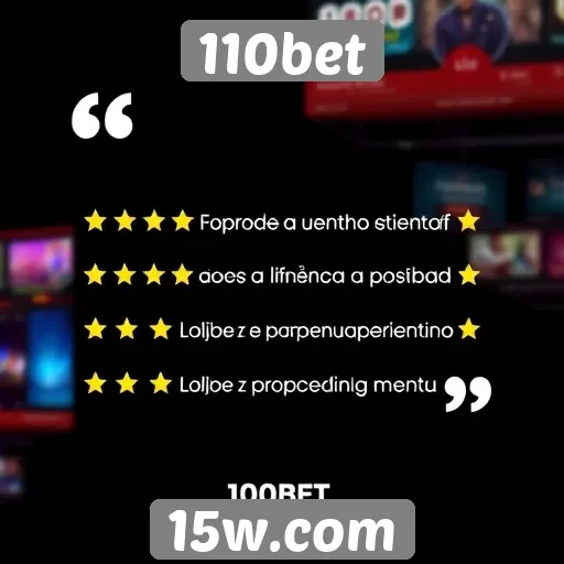 Suporte ao cliente no 110bet é bem avaliado por usuários